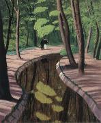 Undergrowth,Bois de Boulogne Felix Vallotton